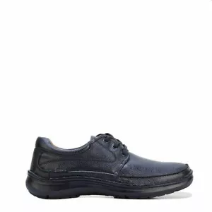 Hush Puppies Borrow Shoes Lace Up Black Extra Wide Casual Dress Shoes - Picture 1 of 5