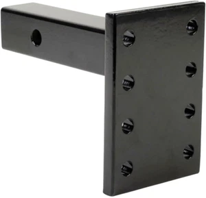 Placa de montaje de enganche de pintle de 3 posiciones para receptor de enganche de 2" - 20.000 libras - S sólido - Imagen 1 de 9