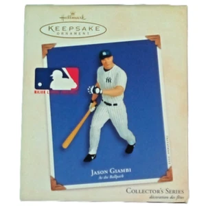 Hallmark Keepsake Ornament Jason Giambi NY Yankees 2003 New Open Box - Picture 1 of 5