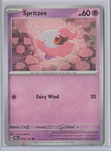 Pokémon 2025 PRISMATIC EVOLUTIONS SPRITZEE 38/131 COMO NUEVO Paquete Nunca Jugado Fresco - Imagen 1 de 1