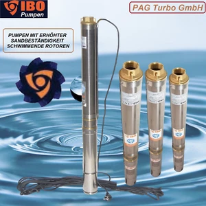 Hochwertige 3" Tiefbrunnenpumpe 6,0 - 15,2bar 3000-6000l/h sandresistent bis 5% - Bild 1 von 27
