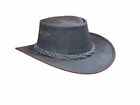 Australischer Cowboy Leder faltbarer Stil Buschmütze