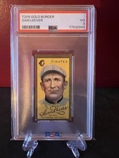 1911 T205 Gold Border Baseball Sam Leever (Polar Bear) ~ PSA 3