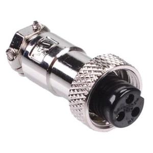 3 Way M12 Female Circular Plug Connector - Picture 1 of 1