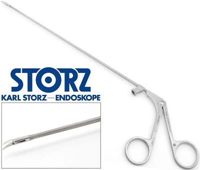 KARL STORZ 28164MZC ENT Nasal Delicate Micro Fine Curved (R) 5mm Jaw Scissors 8" - Image 1 of 4