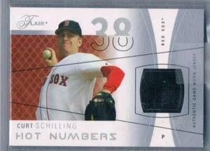 2004 Flair Hot Numbers #15 Curt Schilling NM-MT MEM - Picture 1 of 1