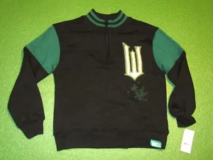 Wicked The Musical Paul Tazewell Kids 1/4-Zip Jacket, Black/Green, Size M, New - Picture 1 of 8