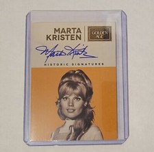 2014 Panini Golden Age Marta Kristen Historic Signatures Auto MAK Lost In Space