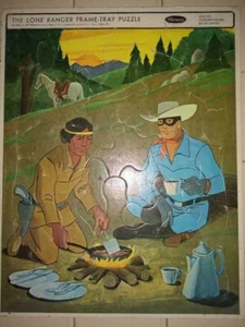 THE LONE RANGER FRAME-TRAY PUZZLE, WHITMAN No. 4522 1967 - Picture 1 of 2