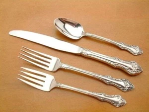 Melbourne by Oneida Sterling Silver 4 Piece place Settings, gently used - Picture 1 of 1
