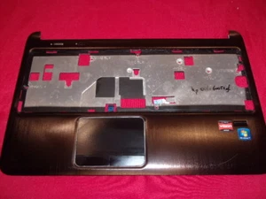 hp dv6-6000 plasturgie basse repose poignets top noir metal HP DV6-6005SF - Picture 1 of 2