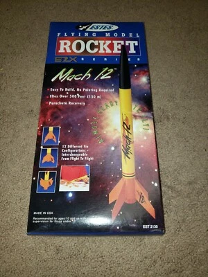 ESTES MODELS - E2X Series- Mach 12 Rocket- New - Image 1 of 4
