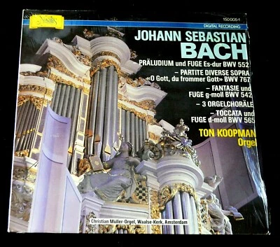 TOM KOOPMAN-ORGELWERKE-CLASSICAL-1986-SWITZERLAND-NOVALLIS-SEALED ALBUM - Image 1 of 4