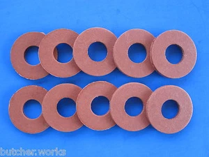 25) Arandelas de fibra 1 1/4" OD x 1/2" ID x 1/8" de espesor - Imagen 1 de 2