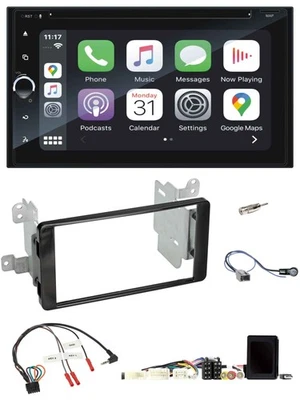 Blaupunkt 2DIN Bluetooth DAB USB DVD Lenkrad Autoradio für Mitsubishi Outlander - Bild 1 von 4