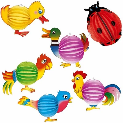 Tierischer Lampion Laterne Tierform Tierparty Dekoration Deko Kindergeburtstag - Bild 1 von 4