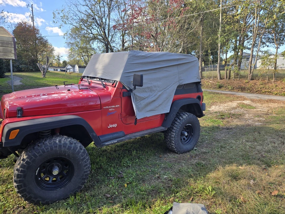 Cubierta Bestop All Westher Trail Jeep Wrangler Tj 97-06 gris Foto 1 de 4