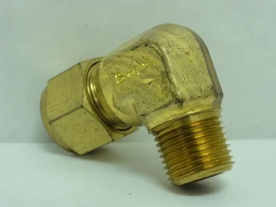 207637 Old-Stock; Swagelok B-810-2-6 Brass Tube Fitting; 1/2" Tube x 1/4 NPT - Image 1 of 4