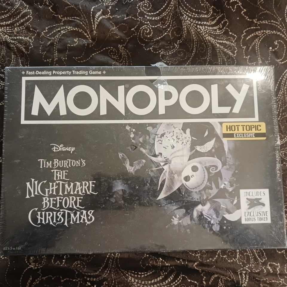 New Sealed 2017 Nightmare Before Christmas Monopoly HT Exclusive - Image 1 of 1