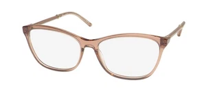 NEW ESCADA VESD60 EYEGLASS FRAME PLASTIC FULL-RIM WOMENS CAT EYE 54-15-135 BROWN - Picture 1 of 8