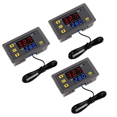 3 Stück W3230 Digital Thermostat Temperaturregler kompakte Bauweise leicht - Image 1 of 4