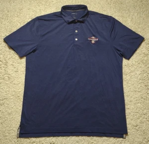 Johnnie-O Washington Nationals Polo Shirt Men's L 2019 World Series Blue MLB - Picture 1 of 7