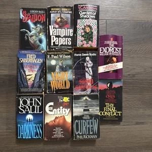 Horror/Gothic Book Lot Of 11 Books By Various Authors - Picture 1 of 2