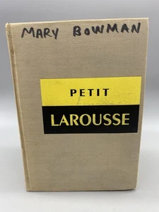 Petit Larousse French Illustrated Dictionary Encyclopedia Vintage 1966 HC Book - Imagen 1 de 13
