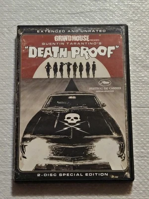 Death Proof (DVD, 2007, 2-Disc Special Extended and Unrated Edition) Tarantino  - Image 1 of 4