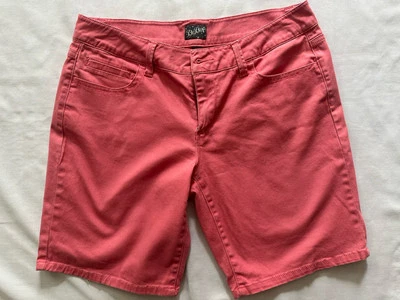 OFERTA Pantalones Cortos BeBop Caminar Para Mujer Algodón Spandex Junior 11 Rosa Polvoriento 9” Entrepierna  Foto 1 de 4