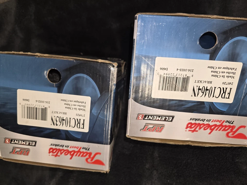 JUEGO DE 2 pinzas y soportes de freno Raybestos Toyota y Lexus FRC10464N Foto 1 de 4