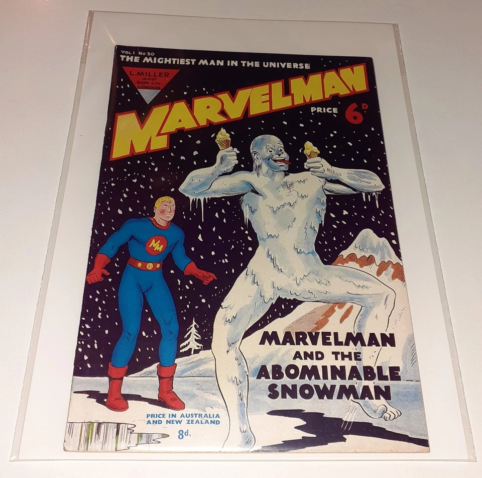 MARVELMAN no.30 (no.6) L Miller UK 1954 rare MICK ANGLO Miracleman Alan Moore - Image 1 of 4
