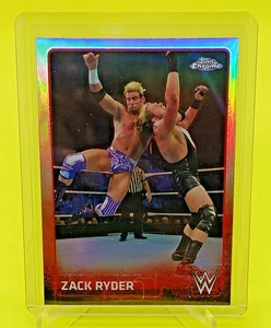 2015 Topps Chrome WWE Zack Ryder Refractor #77 - Picture 1 of 2