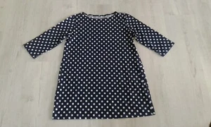 MARIMEKKO Tunika Longshirt Gr.L blau/weiß gepunktet Neuwertig - Bild 1 von 3
