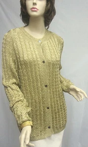 MARNI WINTER EDITION 2010 Gold Grey Cashmere Wool Button Up JACKET SZ 44 ITALY - Picture 1 of 8