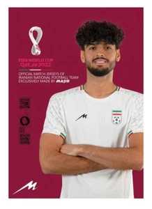 W.C Official Jersey of I.R.A.N by MEROOJ MAJID Football-Team Melli,Color:White - Picture 1 of 4