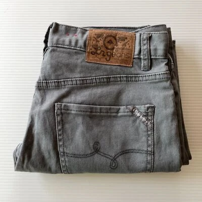 Pantalones de mezclilla rectos ajustados LRG para mujer talla 30 cintura gris estilo informal calce de moda Foto 1 de 4