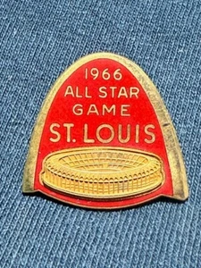 Pin de prensa original All Star Game 1966 excelente estado St. Louis - Imagen 1 de 2