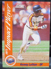1992 Score Impact Player Kenny Lofton Rookie Baseball Card #32