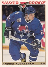 1993-94 Topps Premier #124 Andrei Kovalenko Quebec Nordiques