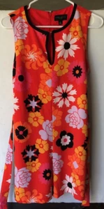 Victoria Beckham For Target Floral Sleeveless Dress Floral pattern Sz S - Picture 1 of 6