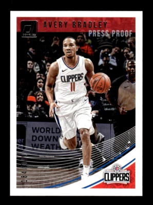 2018-19 Donruss - Signature Series #24 Avery Bradley Press Proof Silver #/349 - Image 1 of 2