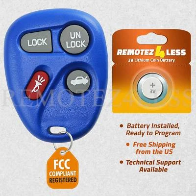 Keyless Entry Remote for 2001 2002 2003 2004 Oldsmobile Alero Car Key Fob Blue Foto 1 de 4