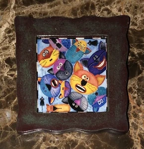 Disney Cats Square Magnet 2004 Micttelle Allen V Designs - Picture 1 of 2