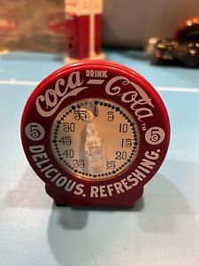 Vintage Coca-Cola Kitchen Timer Red Dial 1996 Rare Collectible Coke Memorabilia