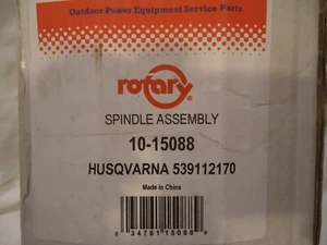 Rotary 10-15088 Spindle Assembly 15088 Husqvarna 539112170 - Picture 1 of 13