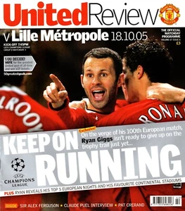 Manchester United v Lille OSC 2005-2006 Champions League Programme 18/10/2005 - Picture 1 of 1