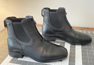 Botas impermeables Ariat® Wexford negras para dama talla 6B estilo 10015247 cuero Foto 1 de 4