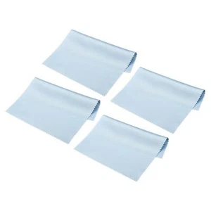 Microfiber Cleaning Cloth 7" x 6" Soft for Camera Lens Eyeglasses Blue 10pcs - Picture 1 of 6