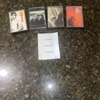 U2 Cassette Tape Bundle War/the Joshua Tree/Under A Blood Red Sky/wide Awake In - Image 1 of 4
